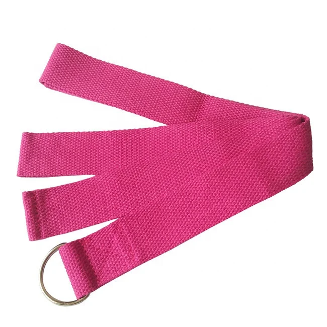 colorful yoga strap best for stretching durable cotton with ankle D-ring strap, Rose red
colorful yoga strap best for stretching durable cotton with ankle D-ring strap, Rose red