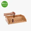 Custom Wooden Display Case Essential Oil Counter Display Rack For Small Bottle