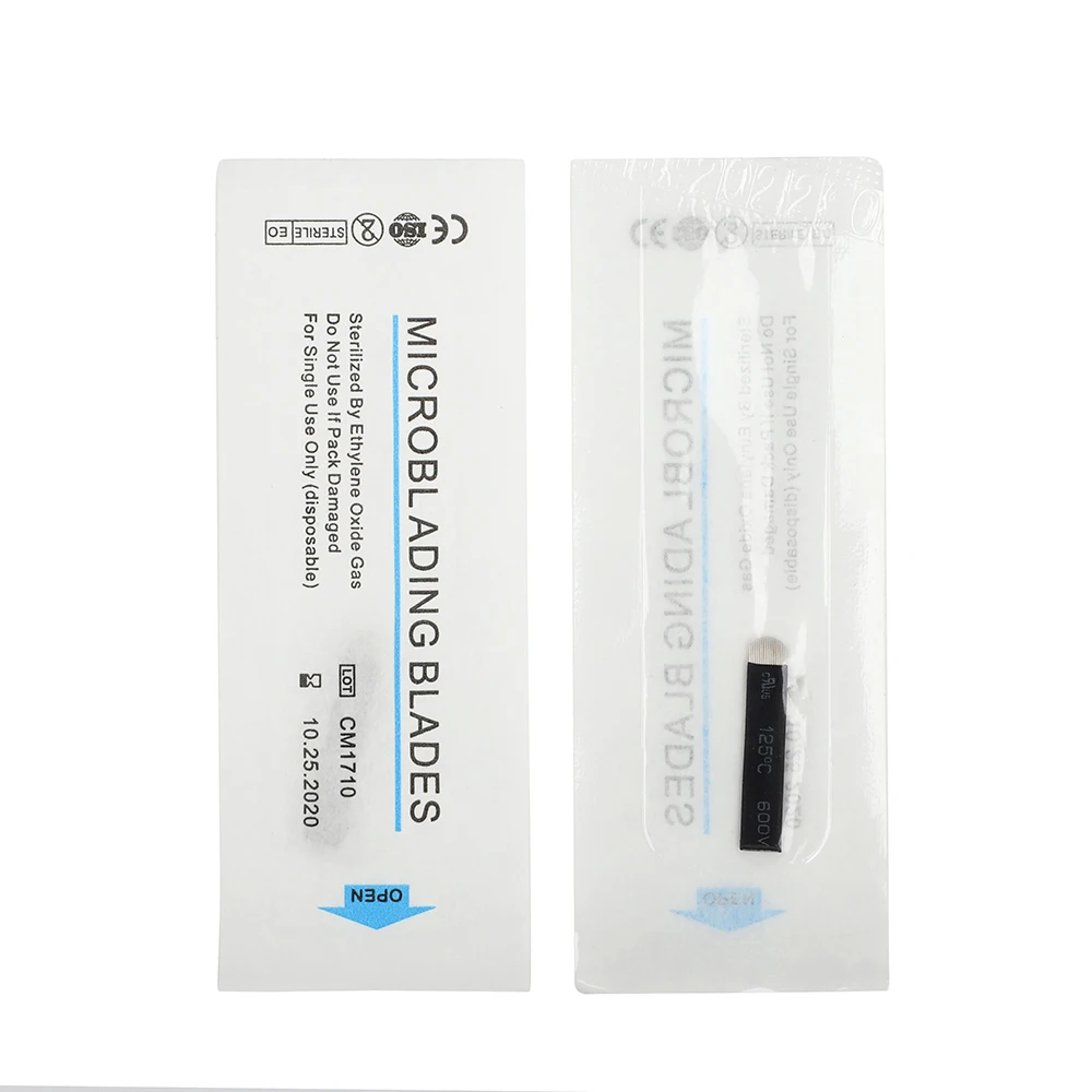 Factory OEM Supply Black 0.20mm STANDARD Blades Disposable Microblading Needles EO GAS Sterilization
Factory OEM Supply Black 0.20mm STANDARD Blades Disposable Microblading Needles EO GAS Sterilization