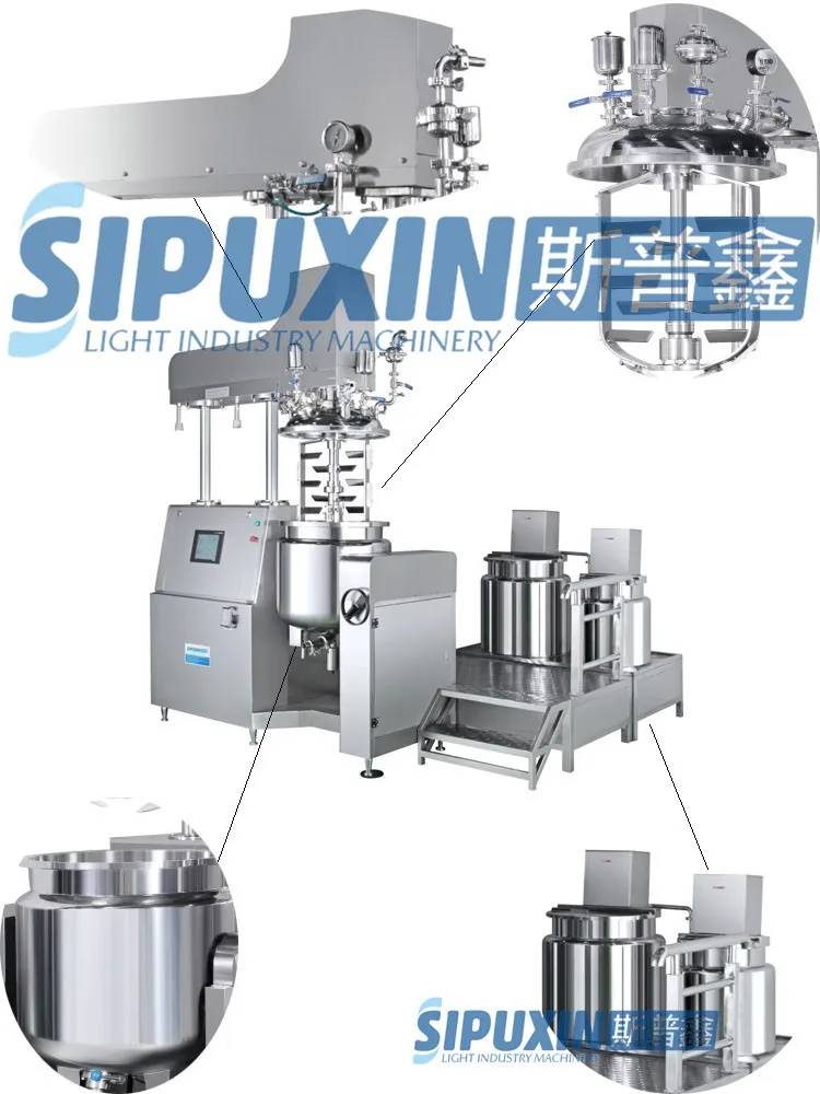 vacuum homogenizer machine detail