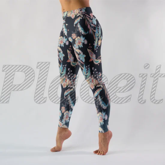 

Ready to ship 92% polyester 8% spandex buttery soft double brushed yiwu colorful leggings for women, As photo shown