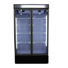glass door beverage cooler fridge refrigerator