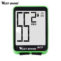 

WESTBIKING Wireless Large Size Screen Bicycle Computer Waterproof Backlight Speedometer Odometer Cycling Stopwatch Bike Computer