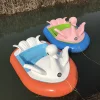 New arrival hot kids inflatable water amusement games easy control electric motorized kids bumper boat for sale inflatable pool