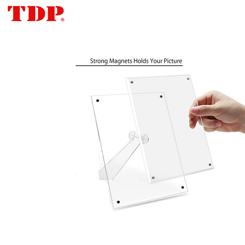 Acrylic photo&picture frame with magnet