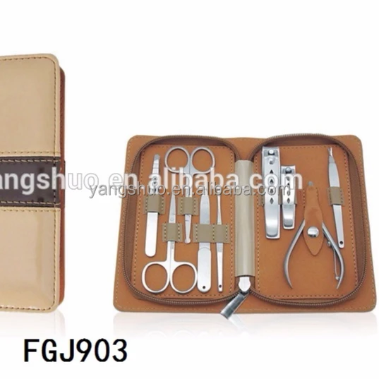 fgj903 yongsun 2014 high quality gift travel manicure set