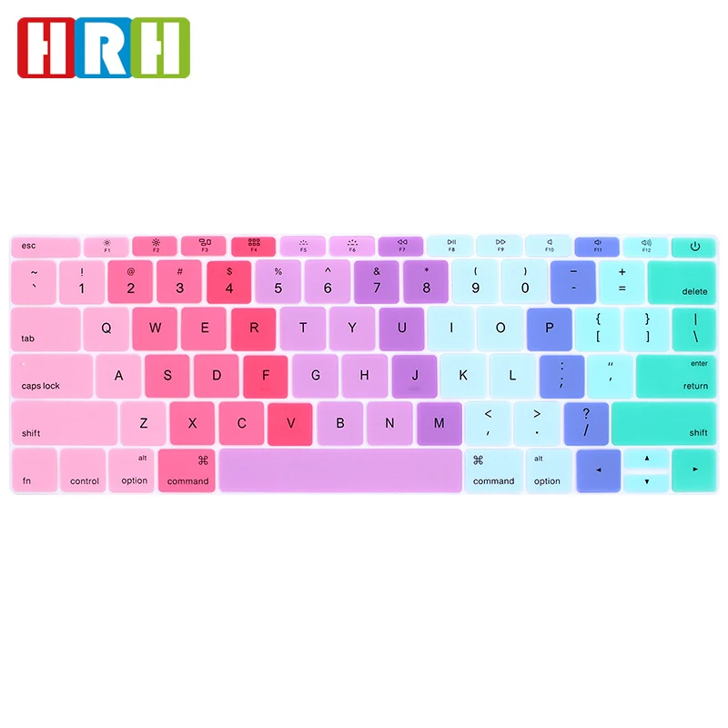 High Quality Rainbow Silicone Keyboard Cover Skin For MacBook Pro 13"A1708 A1988 No Touch Bar &12"A1534 A1931 laptop Protector
High Quality Rainbow Silicone Keyboard Cover Skin For MacBook Pro 13"A1708 A1988 No Touch Bar &12"A1534 A1931 laptop Protector