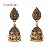 Small MOQ online store 2019 Hot-Selling fashion jewelry good quality antique gold vintage hanging earrings popular at indian