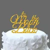 Preciser Cake Decor Topper Morden Creative Toppers Acrylic All You Need Is love English letters