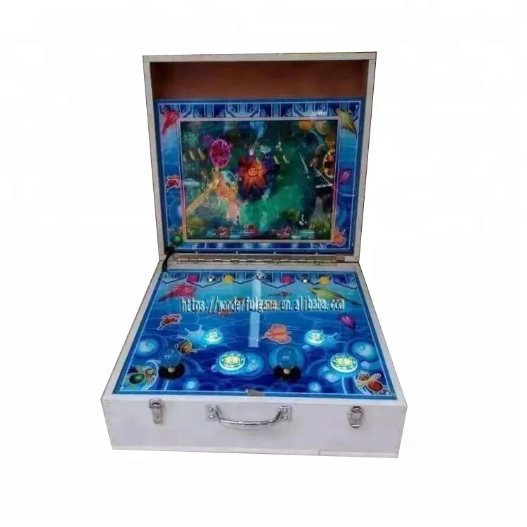 cheapest 1 player 26 in 1 portable suitcase type fish game machine small shooting fish suitcase for sale
cheapest 1 player 26 in 1 portable suitcase type fish game machine small shooting fish suitcase for sale