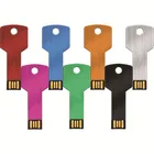 custom free logo USB 2.0 2GB Flash Memory Drive Thumb Stick Pen Key shape USB flash drive