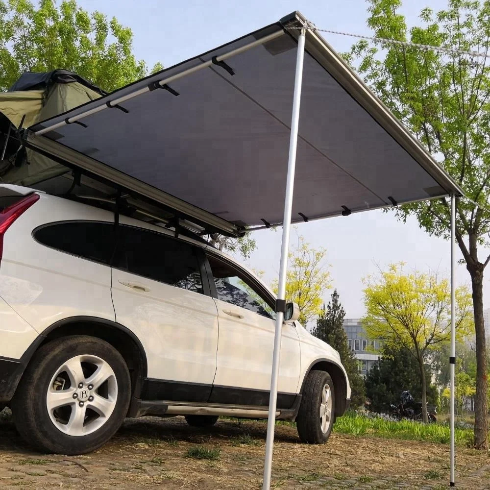 Car Camping 4x4 portable sun shade Car roof Side Awning for camping---2x2m