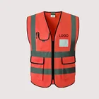 visibility safety vest with pockets,police reflective vest