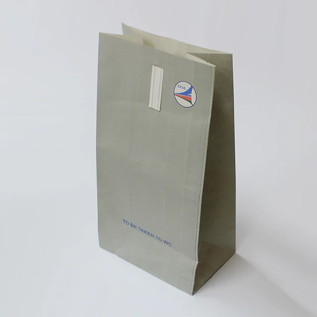 airline catering disposable waterproof sick bag /waste bag