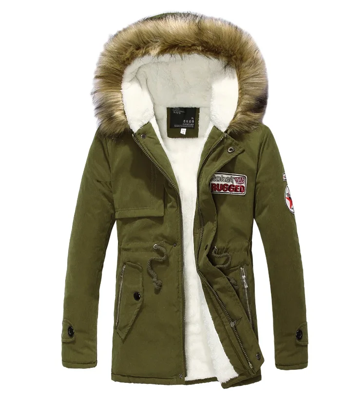 Autumn And Winter Thick Warm Jacket Mens Hooded Velvet Cotton Coat, Khaki,black,army green,blue
Autumn And Winter Thick Warm Jacket Mens Hooded Velvet Cotton Coat, Khaki,black,army green,blue