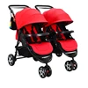 High Landscape detachable fashion double baby carriage two seat buggy twin baby stroller