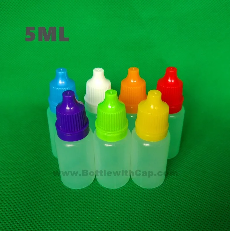 100*5 ml líquido plástico espesado embalaje colirio botella