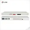 8xE1 to 4x10/100Base-Tx Protocol Converter support RS232 Network Management System