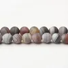Clio Clio A Grade Botswana Agate Frosted Round Beads For Jewelry Making