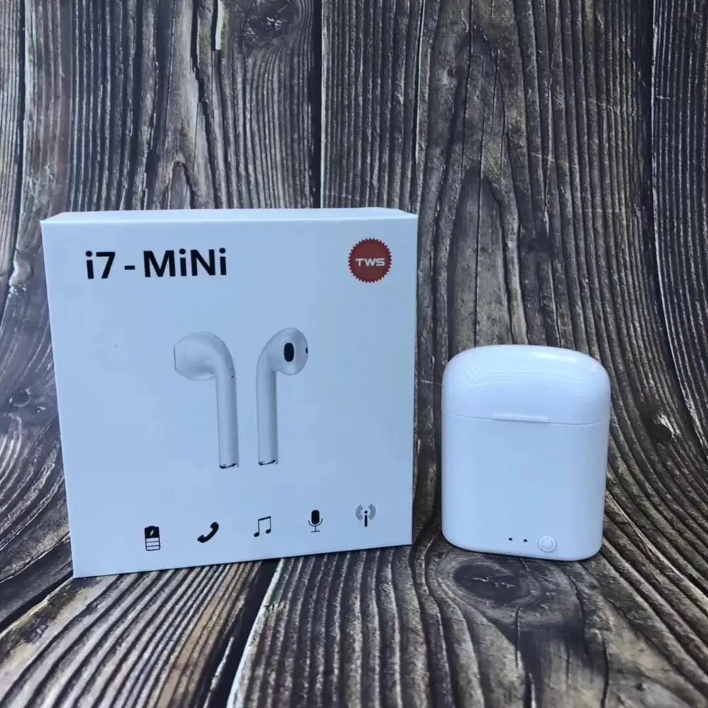 New Sport True Wireless Stereo Headphone i7 Mini TWS Earphone 6939 Chip Earbuds BT Dual Headset With Power bank Charging Box, White
New Sport True Wireless Stereo Headphone i7 Mini TWS Earphone 6939 Chip Earbuds BT Dual Headset With Power bank Charging Box, White