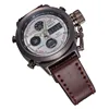 Western wrist watches 5 atm water resistant stainless steel diving watch