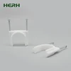2018 Good Quality White Grey Plastic Round Nail Cable Clip With HERH Factory Manufacturers Cheap Price