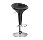 Popular ABS Plastic Adjustable Seat Swivel Bar Stool With Metal Legs Bar Chair