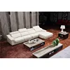 Luxury european modern large modular 9 seater 7 Seater White top grain leather Sectional Sofa