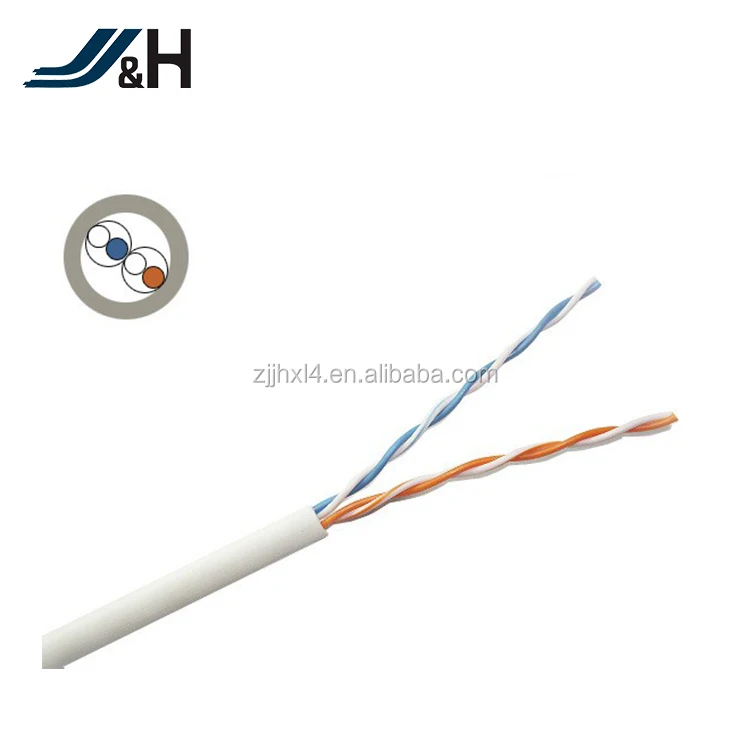 Pvc jacket 4 core copper indoor 2 pair telephone cable