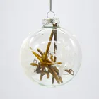 Fiberglass christmas wedding decoration frosted glass ball