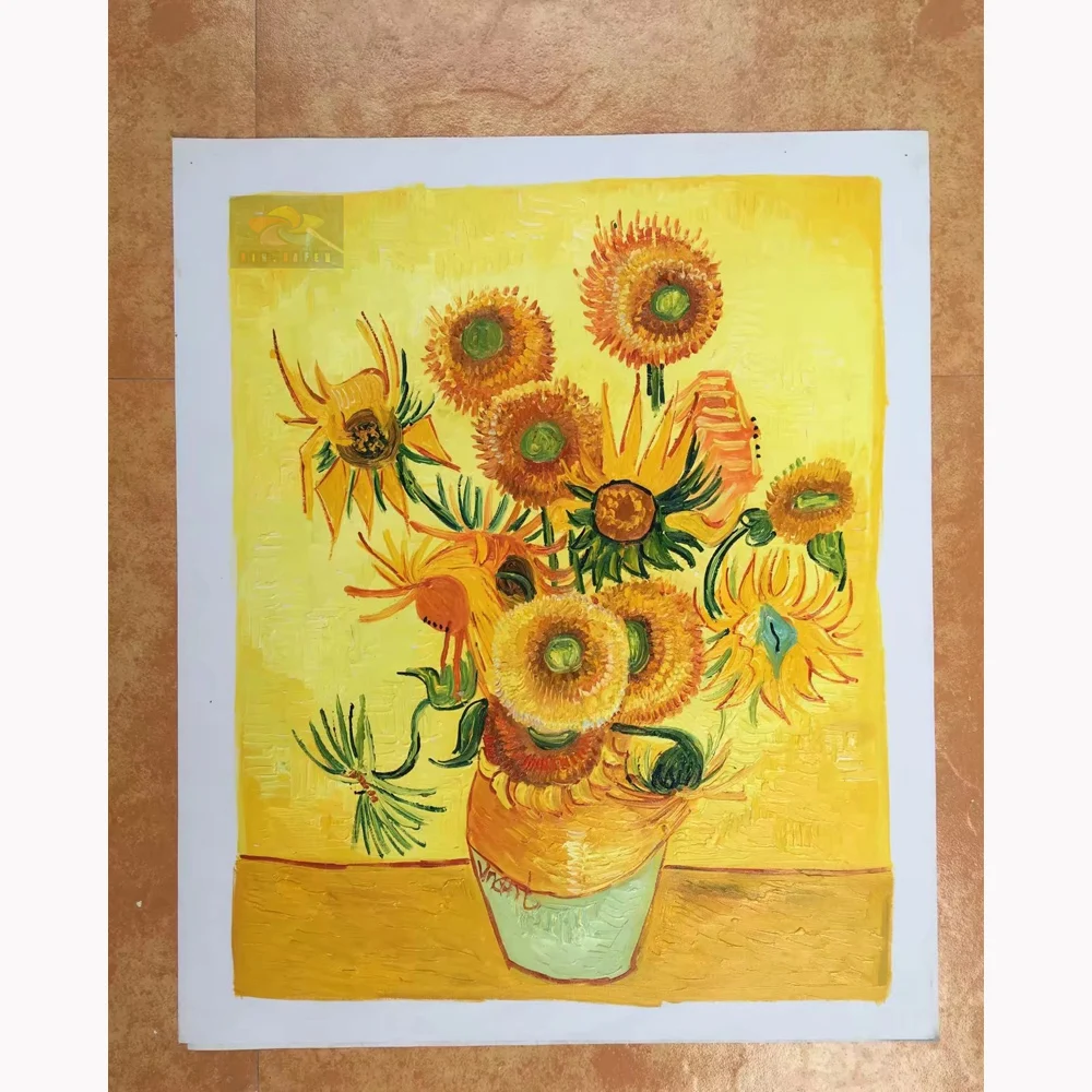 Van Gogh painting sunflower lost sky 007 (1)