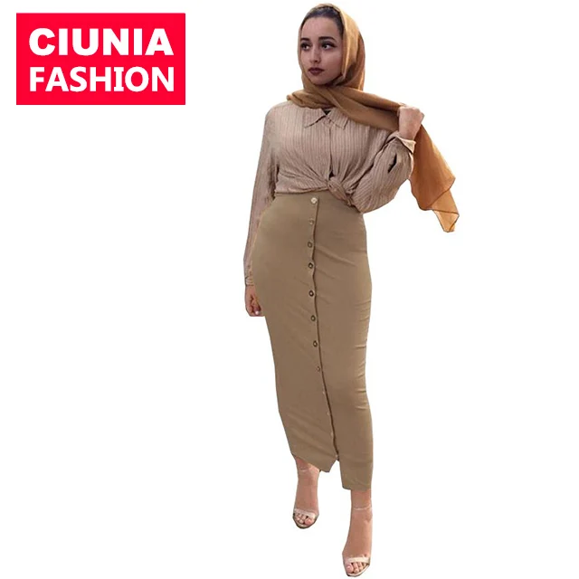 6060# High quality 6 color Islamice clothing night sexy dresses hot items 2019 tight pencil skirt, Navy/black/beige/customiesd
6060# High quality 6 color Islamice clothing night sexy dresses hot items 2019 tight pencil skirt, Navy/black/beige/customiesd