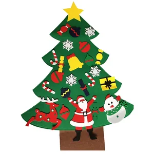 home door decoration gifts educational diy felt christmas tree