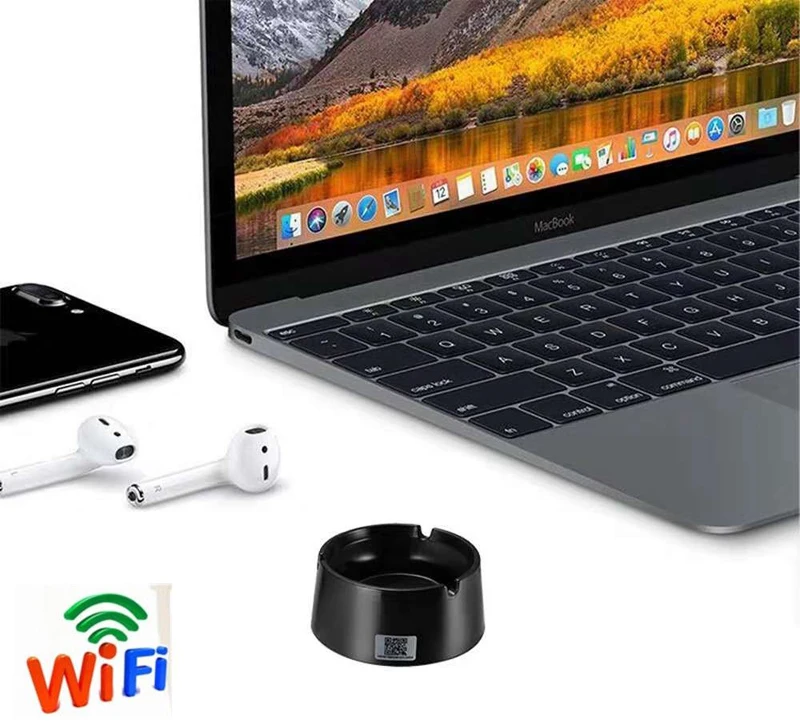 high quality  wifi Ashtray Camera 4K/1080P Full HD IP Spy security home wireless  camera