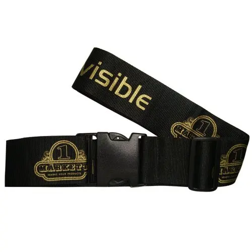 Wholesale Promotional Custom Made Polyester Luggage Strap with Detach Buckle