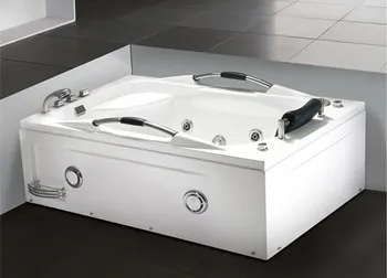 Bathroom massage bathtub made of fiber for indoor spa