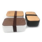 Leak proof Compartment Food Storage Container Set Plastic lunch box