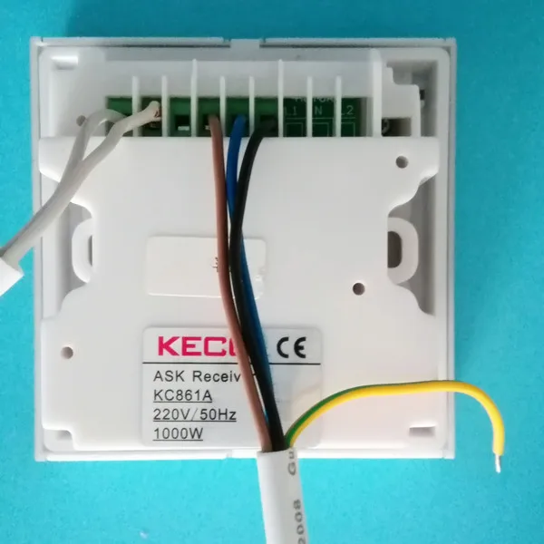 KECO curtain switch and roller blind wall switch RF433 used to control automatic curtain and motorized roller blind