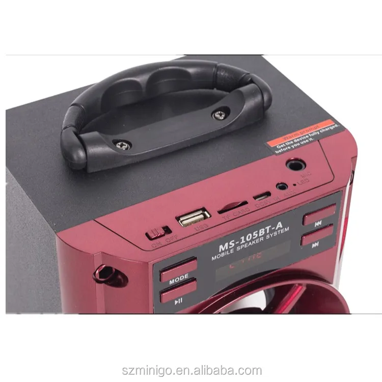 Shenzhen Factory Home Theater karaoke MS105 bt Speaker big wooden speaker - ANKUX.COM