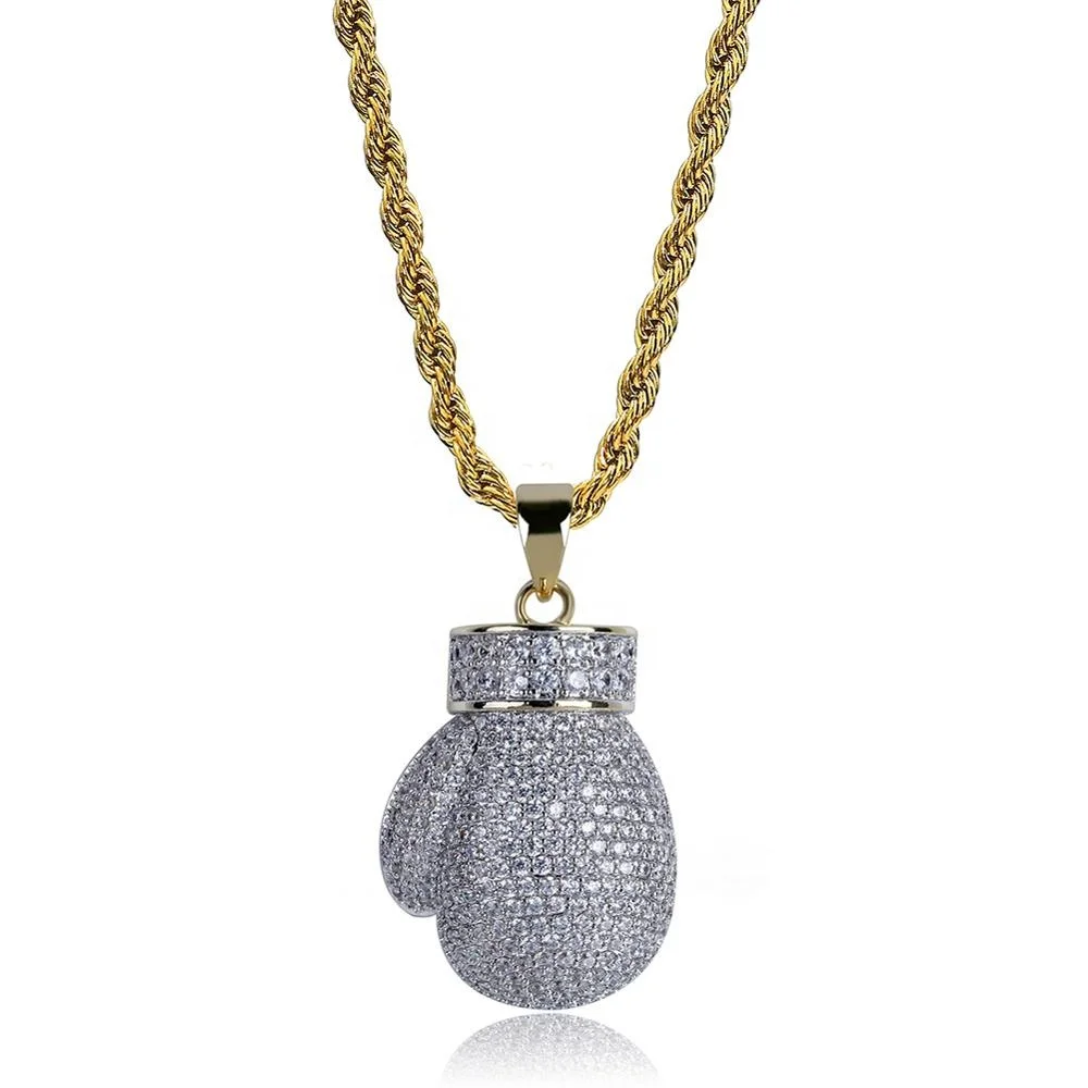 2020 New Design Boxing Glove Necklace Pendant Wholesale Charming Iced Out Hip Hop Jewelry, Silver
2020 New Design Boxing Glove Necklace Pendant Wholesale Charming Iced Out Hip Hop Jewelry, Silver