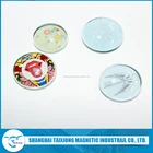 Chinese Manufacturer Transparent Glass Magnets for Fridge