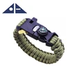 Best Paracord Bracelet for Outdoor Camping Survival Stylish Bracelet with Fire Starter, Loud Whistle, Compass & Emergency Knife