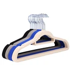 Flocking Velvet Slip Resistance Heart Shape Clothes Garment Coat Hangers