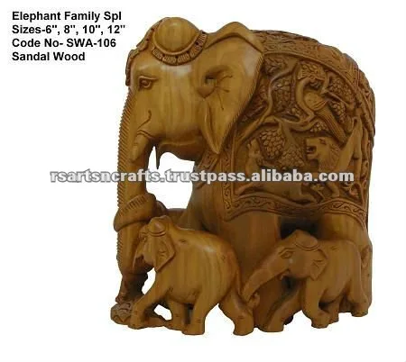 sandalwood elephant,carved wooden elephant,sandal wood elephant