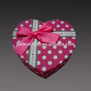 heart shaped custom souvenir gift acrylic plastic box