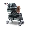 Designer best wheels twin double dog pram pet stroller carrier