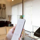 Water repellent electronic roll blind fabric 2 layer shangri la blind curtains
