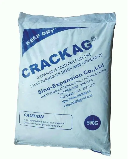 non-explosive demolition agent CRACKAG(Expansive Mortar)