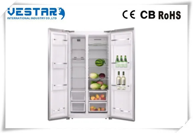 220v R600a solar no frost side by side refrigerator double door refrigerator for home kitchen with CE certificate