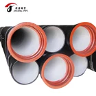 Besi pipa 150mm ductile cast iron pipe c class di pipe weight